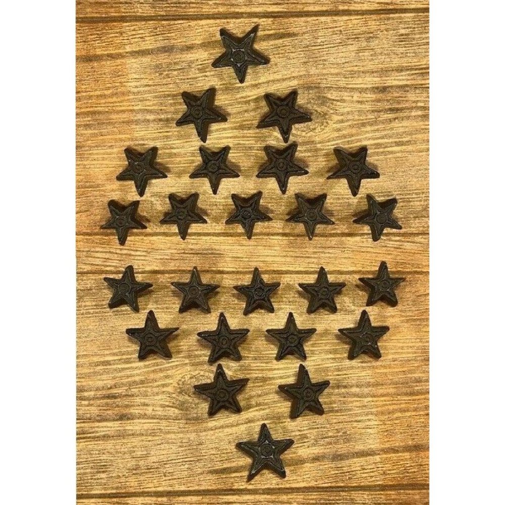 Cast Iron Rustic Star Drawer Pulls (Case of Twenty